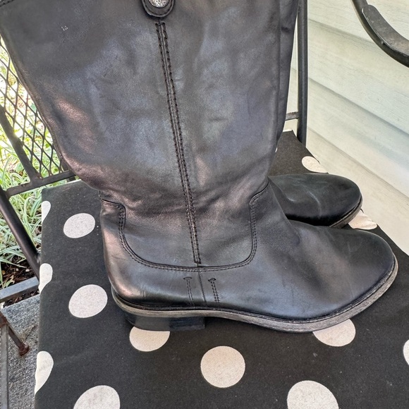 Kate Preston “Jessie” soft leather fur lined mid calf boots 9.5​ - Picture 1 of 11